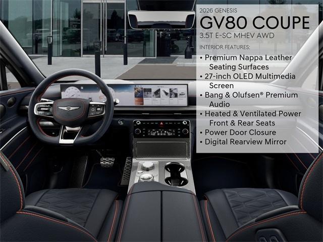 new 2026 Genesis GV80 Coupe car, priced at $90,220