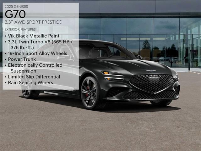 new 2025 Genesis G70 car, priced at $55,459