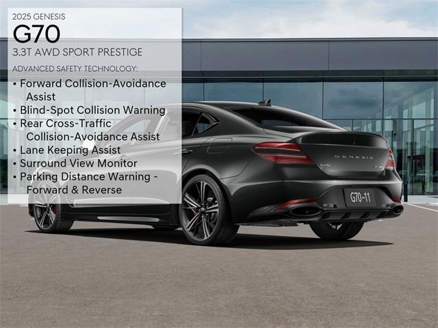 new 2025 Genesis G70 car, priced at $55,459