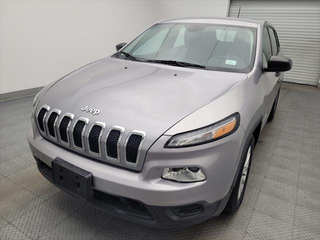 used 2017 Jeep Cherokee car, priced at $17,495