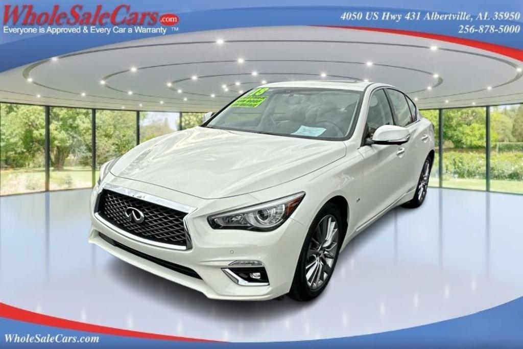 used 2018 INFINITI Q50 car, priced at $19,995