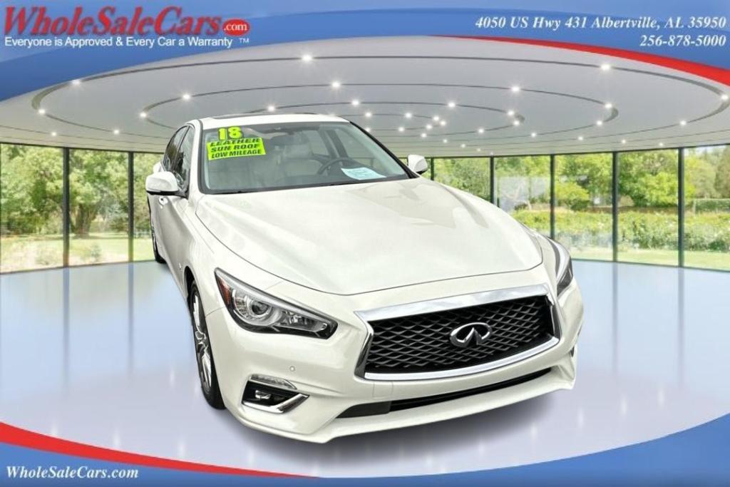 used 2018 INFINITI Q50 car, priced at $19,995