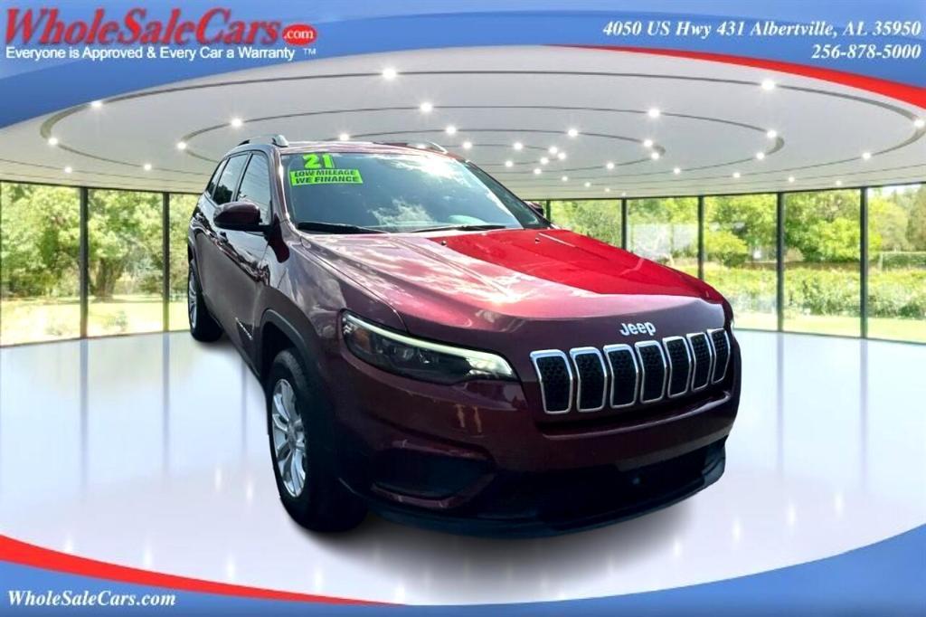 used 2021 Jeep Cherokee car, priced at $20,995