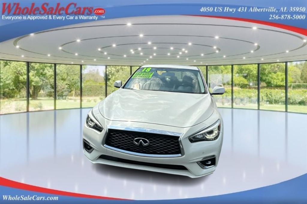 used 2018 INFINITI Q50 car, priced at $18,995