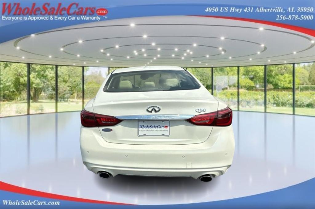 used 2018 INFINITI Q50 car, priced at $18,995