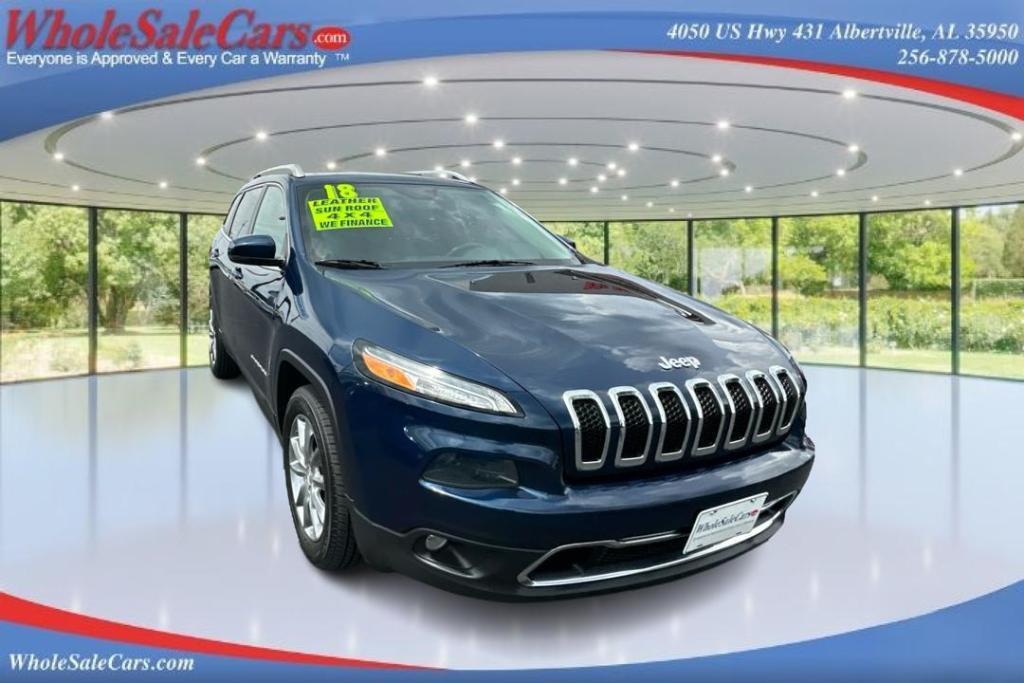 used 2018 Jeep Cherokee car, priced at $20,995