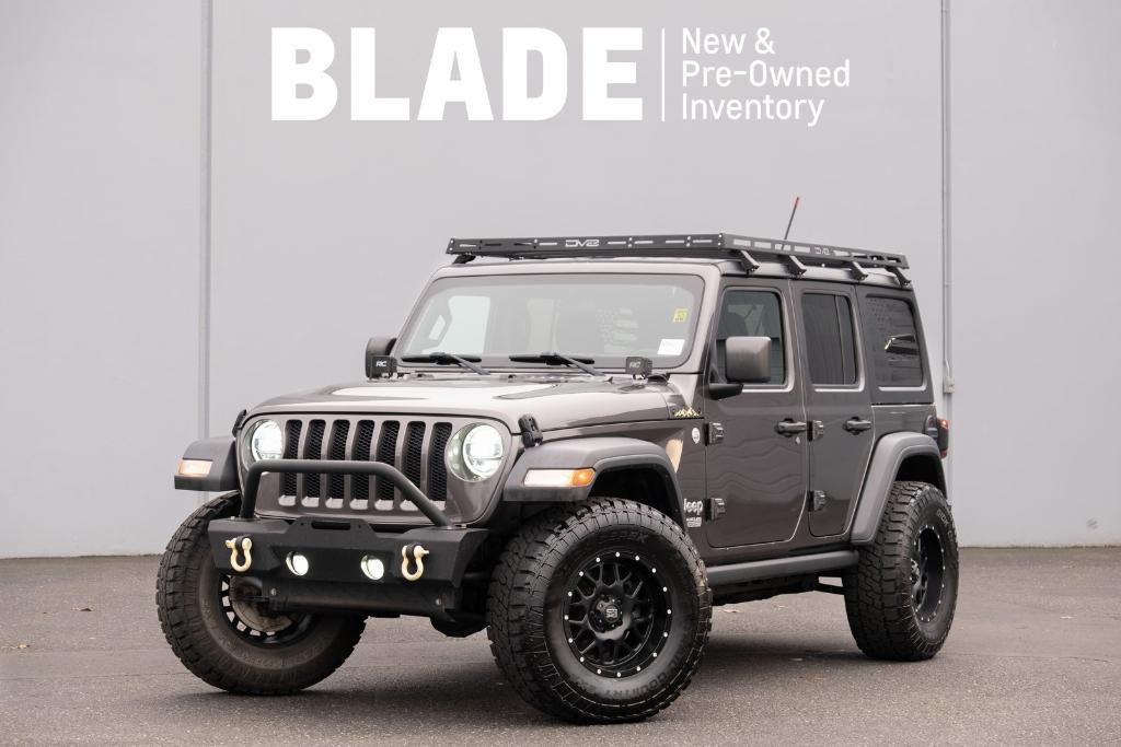 used 2020 Jeep Wrangler Unlimited car, priced at $33,500