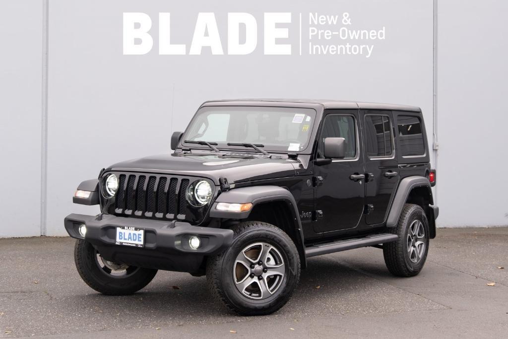used 2022 Jeep Wrangler Unlimited car, priced at $32,617