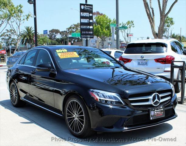 used 2019 Mercedes-Benz C-Class car, priced at $18,995