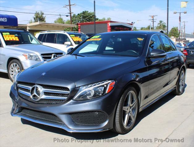 used 2015 Mercedes-Benz C-Class car, priced at $13,995