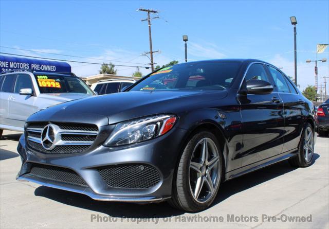 used 2015 Mercedes-Benz C-Class car, priced at $13,995