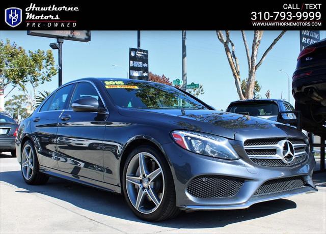 used 2015 Mercedes-Benz C-Class car, priced at $13,995