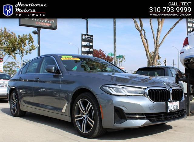 used 2021 BMW 530e car, priced at $28,599