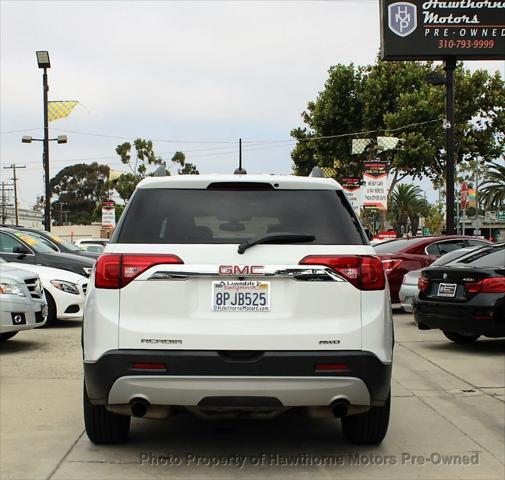 used 2018 GMC Acadia car, priced at $17,495