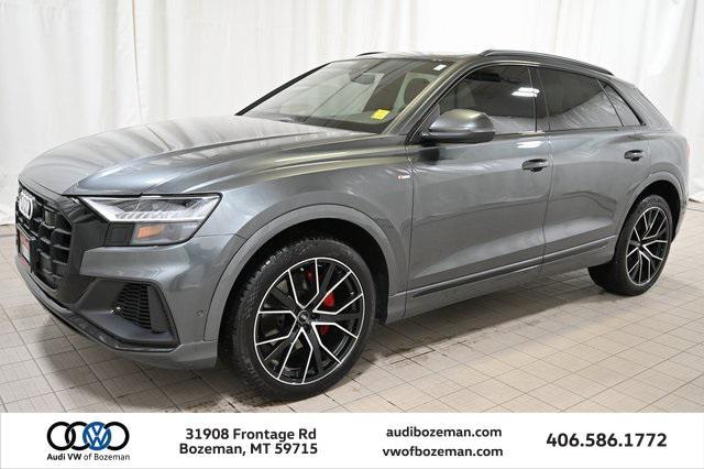 used 2021 Audi Q8 car, priced at $49,990