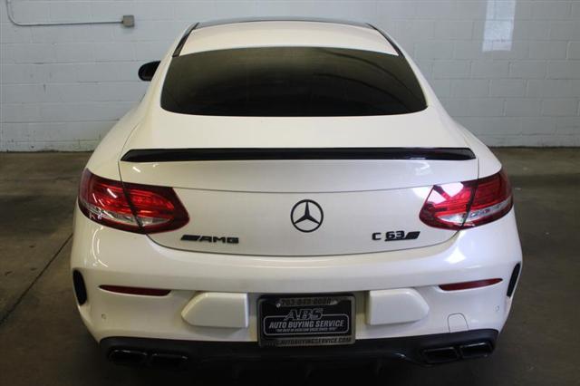 used 2018 Mercedes-Benz AMG C 63 car, priced at $43,444