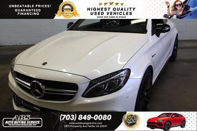 used 2018 Mercedes-Benz AMG C 63 car, priced at $43,444