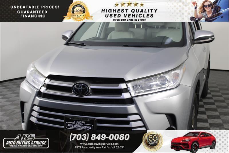 used 2019 Toyota Highlander car, priced at $18,995