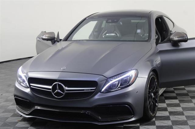 used 2018 Mercedes-Benz AMG C 63 car, priced at $38,995