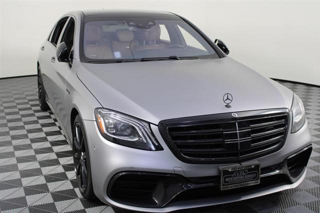 used 2018 Mercedes-Benz AMG S 63 car, priced at $57,495