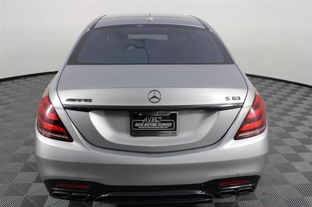 used 2018 Mercedes-Benz AMG S 63 car, priced at $57,495