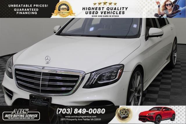 used 2019 Mercedes-Benz S-Class car, priced at $30,895