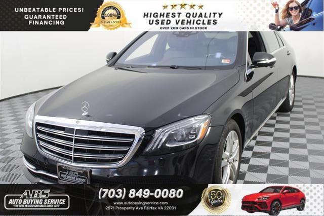 used 2018 Mercedes-Benz S-Class car, priced at $23,444