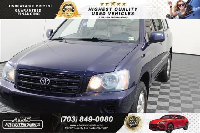 used 2003 Toyota Highlander car, priced at $5,995