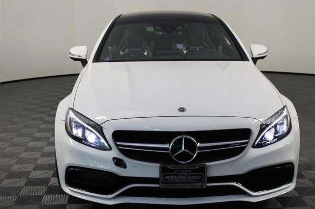 used 2018 Mercedes-Benz AMG C 63 car, priced at $44,995