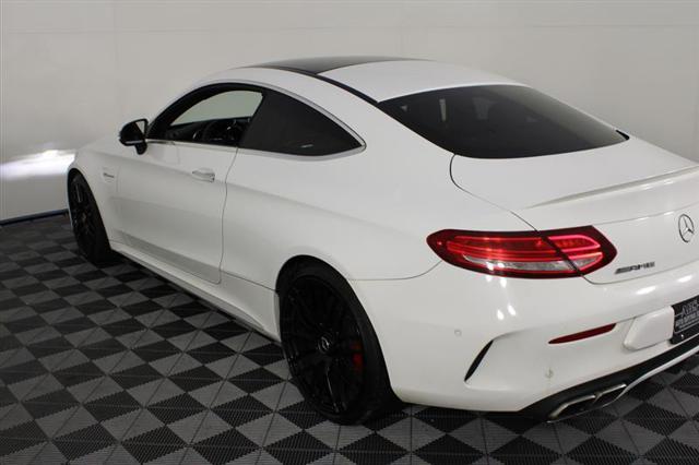 used 2018 Mercedes-Benz AMG C 63 car, priced at $44,995