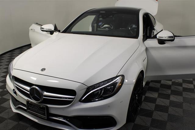 used 2018 Mercedes-Benz AMG C 63 car, priced at $44,995