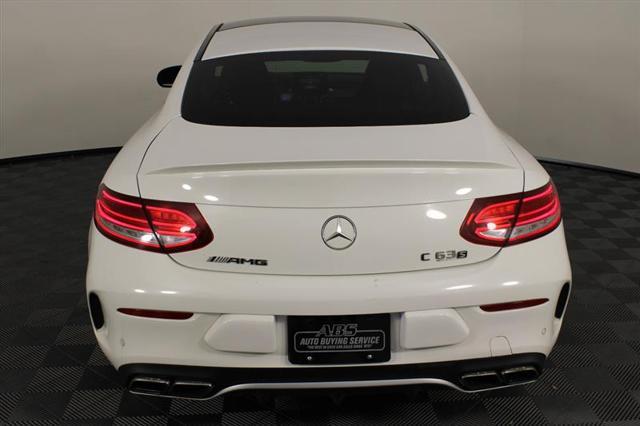 used 2018 Mercedes-Benz AMG C 63 car, priced at $44,995