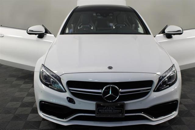 used 2018 Mercedes-Benz AMG C 63 car, priced at $44,995