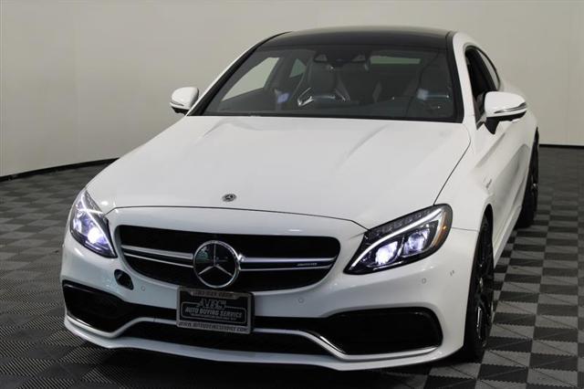 used 2018 Mercedes-Benz AMG C 63 car, priced at $44,995