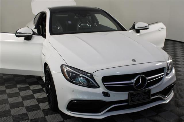 used 2018 Mercedes-Benz AMG C 63 car, priced at $44,995