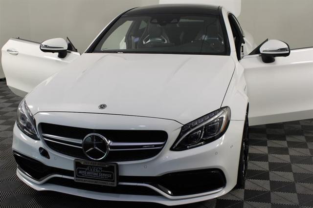 used 2018 Mercedes-Benz AMG C 63 car, priced at $44,995