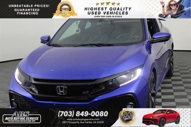 used 2019 Honda Civic Si car, priced at $19,995