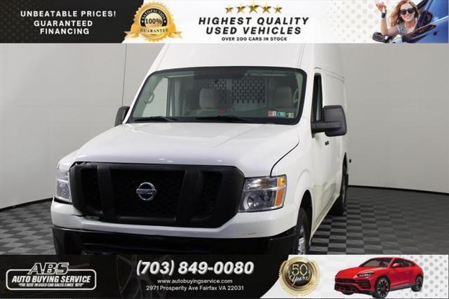 used 2020 Nissan NV Cargo NV2500 HD car, priced at $18,995