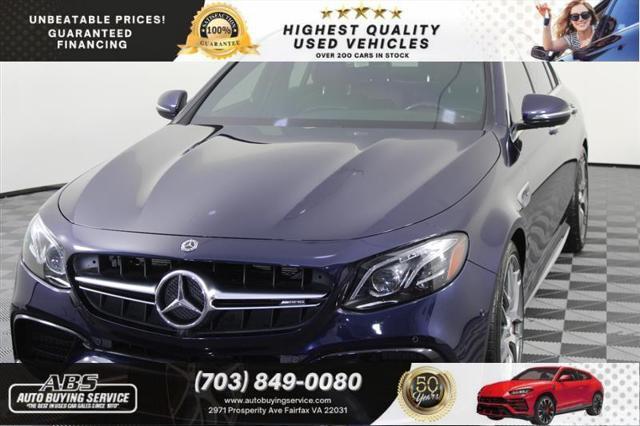 used 2018 Mercedes-Benz AMG E 63 car, priced at $59,995