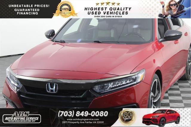used 2020 Honda Accord car, priced at $19,895