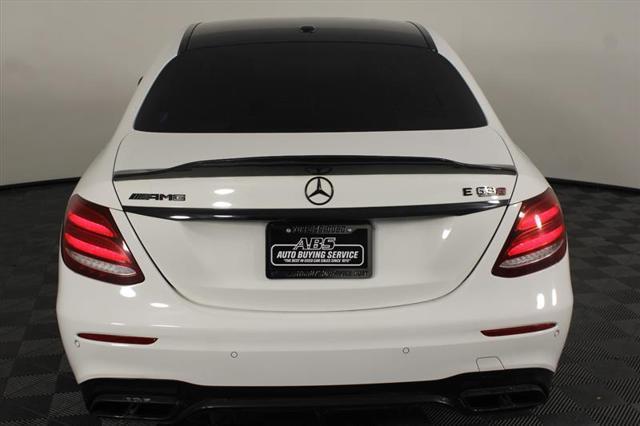 used 2018 Mercedes-Benz AMG E 63 car, priced at $44,995