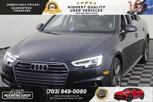 used 2017 Audi A4 car, priced at $18,995