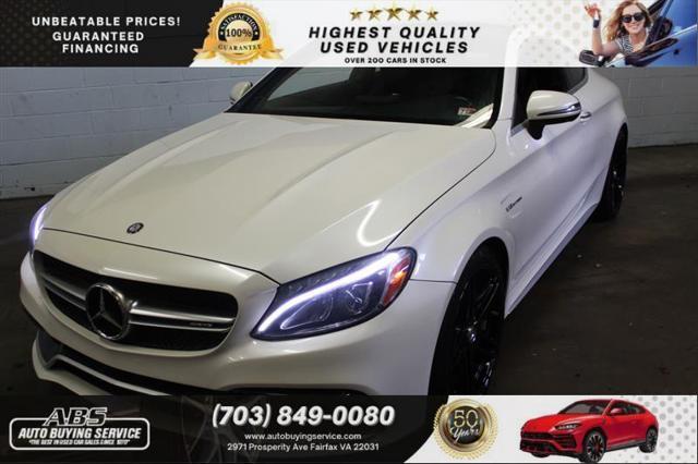 used 2017 Mercedes-Benz AMG C 63 car, priced at $41,444