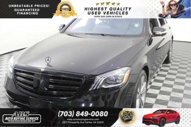 used 2018 Mercedes-Benz S-Class car, priced at $28,895