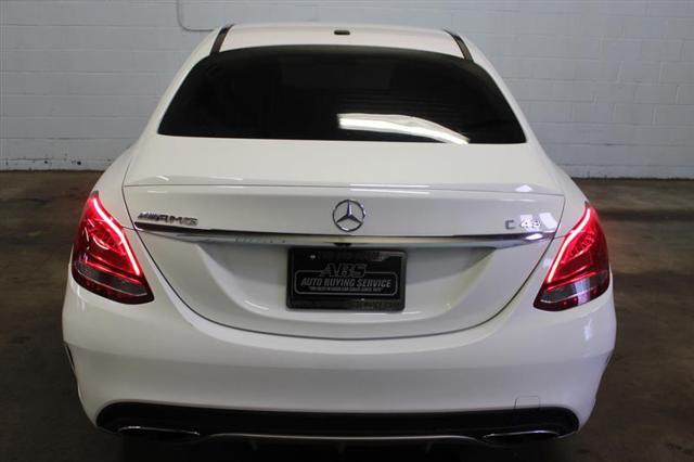 used 2017 Mercedes-Benz AMG C 43 car, priced at $23,444