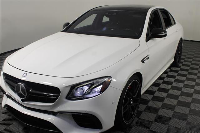 used 2018 Mercedes-Benz AMG E 63 car, priced at $49,995