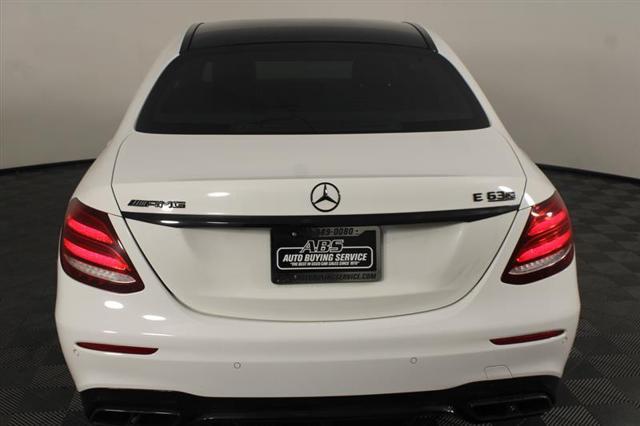 used 2018 Mercedes-Benz AMG E 63 car, priced at $49,995