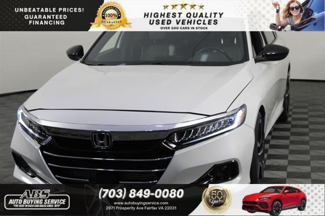 used 2021 Honda Accord car, priced at $17,995