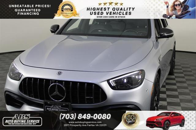 used 2021 Mercedes-Benz AMG E 63 car, priced at $76,995