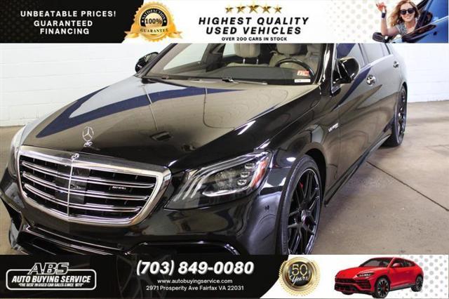 used 2018 Mercedes-Benz AMG S 63 car, priced at $46,444